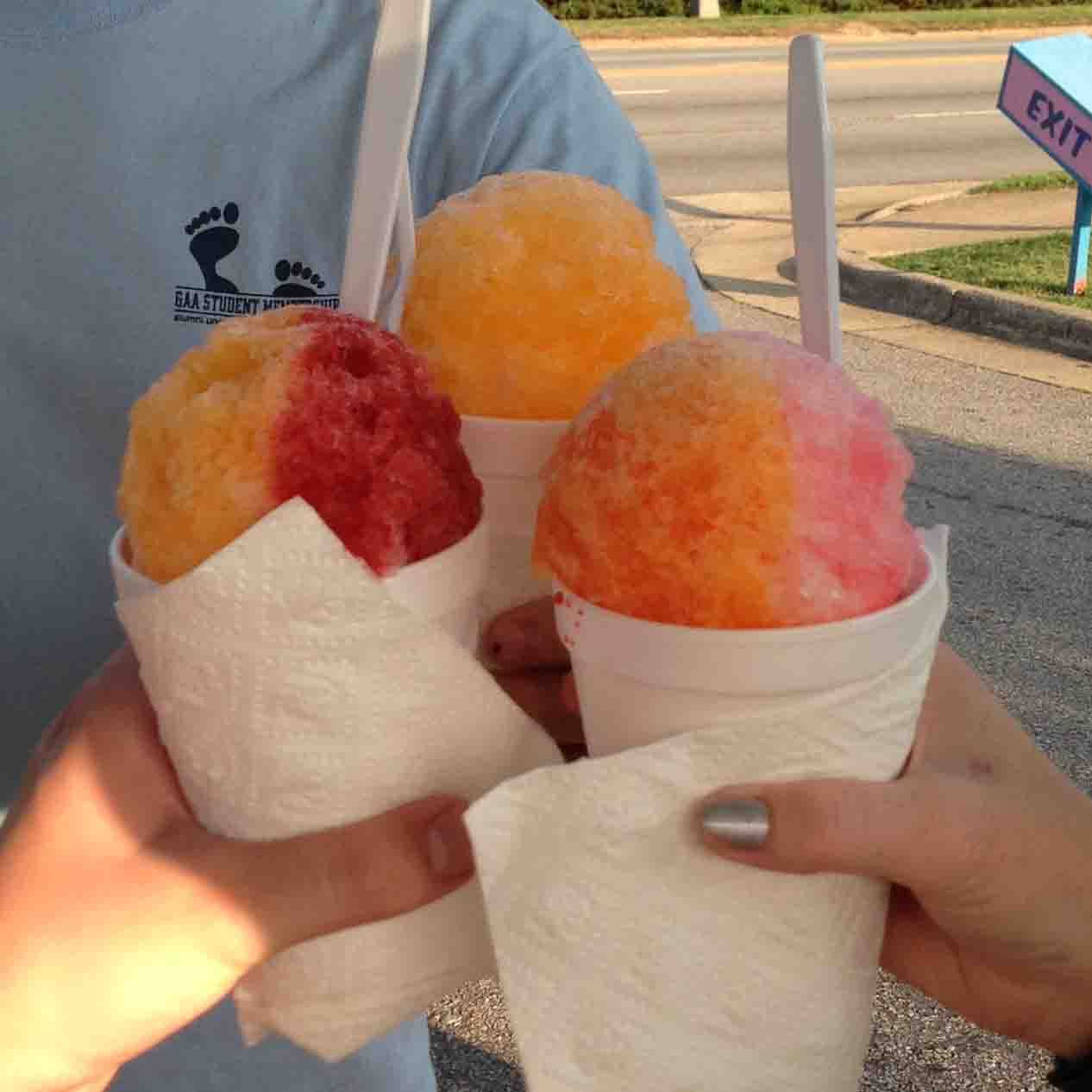Savoring summer at Pelican's Snocones! #trianglebucketlist #triangletuesday