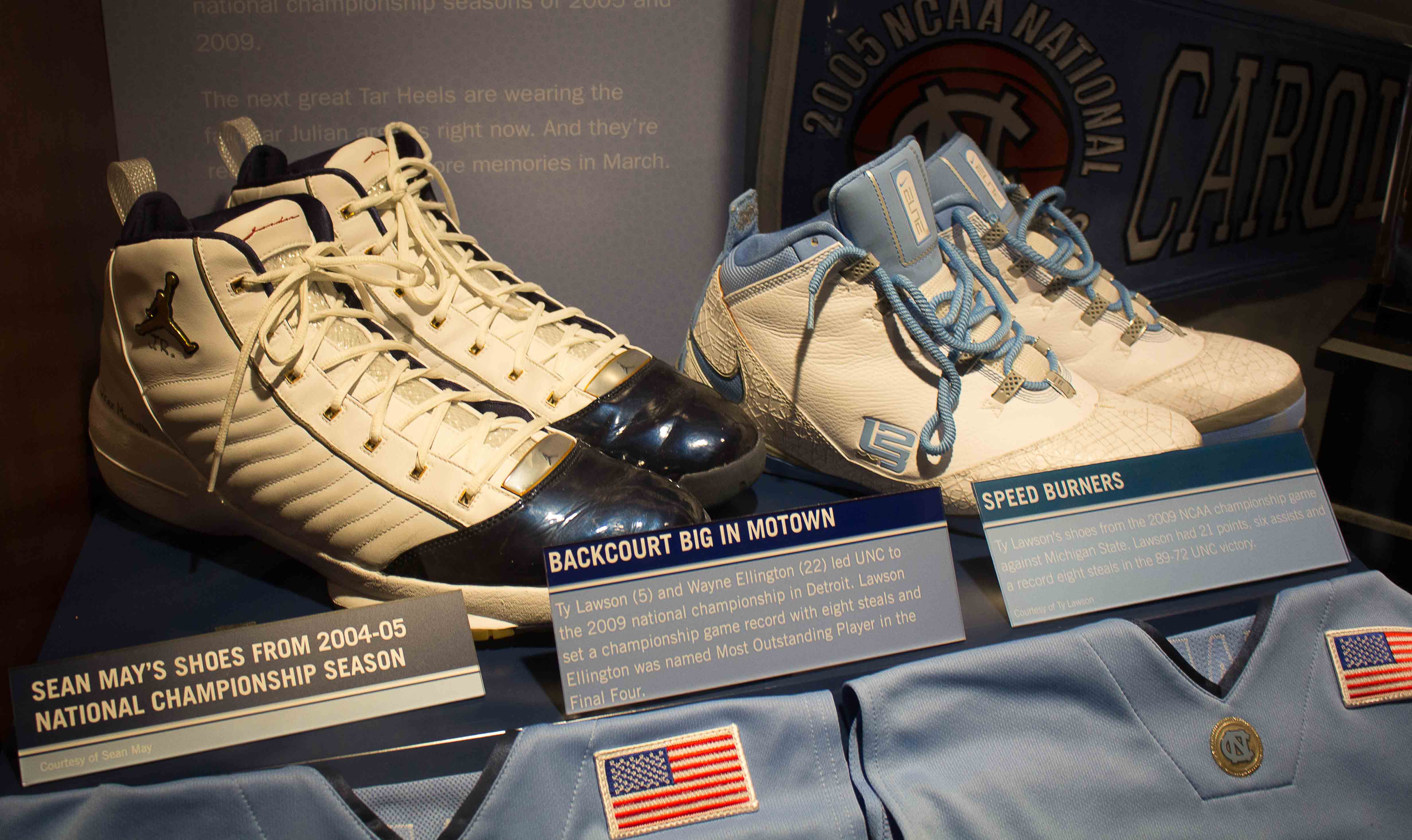 Celebrating UNC's powerhouse basketball program at the Carolina Basketball Museum!