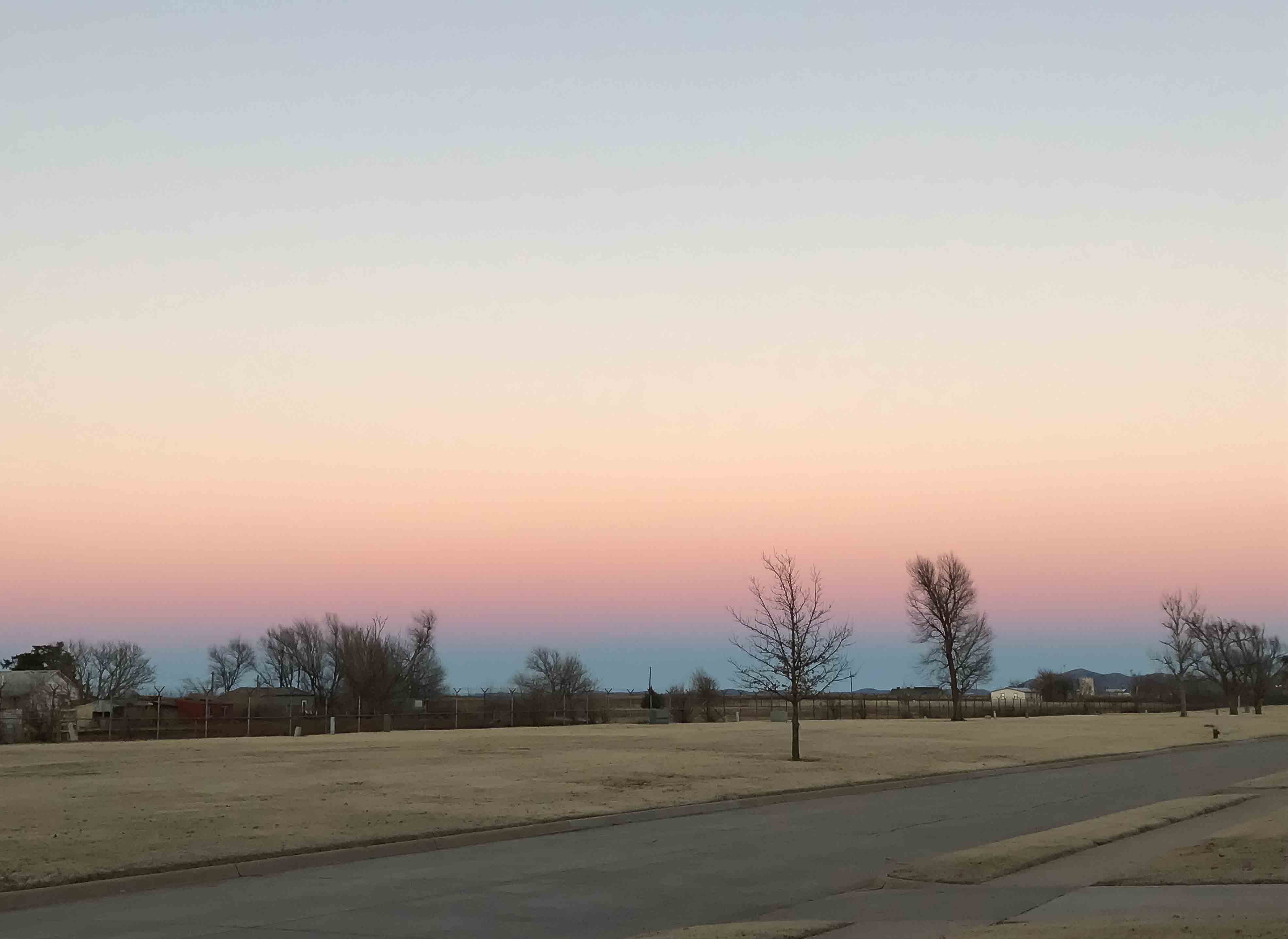 If the sunrises are this gorgeous it's worth getting up for them!