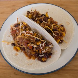 Can dinner get easier than crockpot chicken tacos?