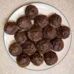 Chocolate chip cupcakes with dark chocolate frosting will satisfy any chocolate craving!