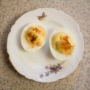 Making deviled eggs is super easy, and a great addition to any picnic or cookout!