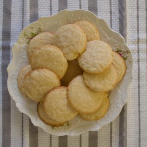 These sugar cookies are anything but boring! They're rich and tasty, full of classic buttery goodness.