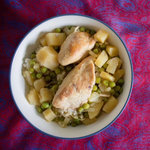 Super easy, super delicious coconut curry in the slow cooker!