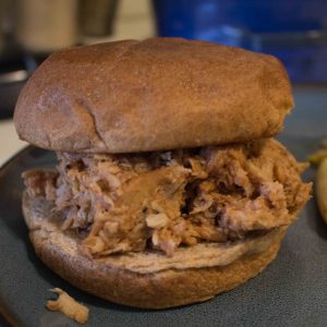 The easiest way to make homemade BBQ! Hint: it involves a slow cooker, and it's delicious.