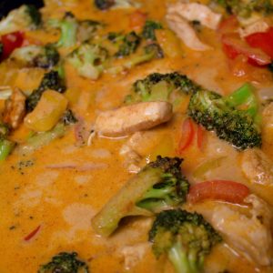 Don't know what to eat for dinner? This weeknight curry only needs a few staples and whatever veggies you have in the fridge!