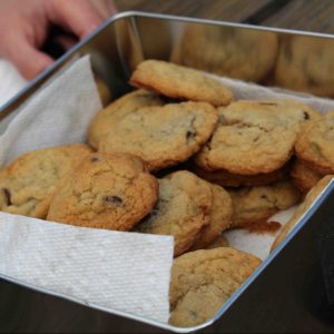 Classic chocolate chips cookies: there's ALWAYS comfort that comes from one of these babies! 
