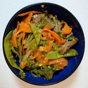 Hoisin beef stir-fry makes a great veggie-packed dinner with great smoky spiced flavor!