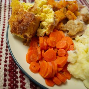These maple cider roasted carrots will break you out of that "what's for dinner" rut, but are tasty enough to make it onto your holiday table!