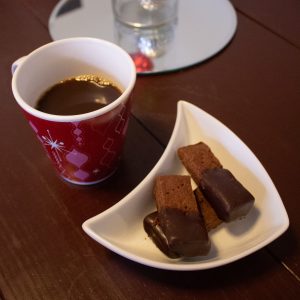 Chocolate shortbread cookies are the perfect balance of sweet & chocolate! Whether you need something for that Christmas cookie exchange or just something to go with a cup of coffee!