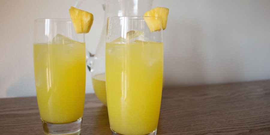 Pineappleade is the ultimate summer sip! Light and refreshing, sweet without being sugary, it's perfect for sitting on the porch or hosting a bbq!