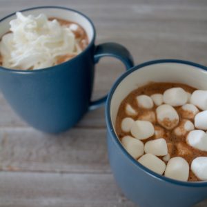 Homemade hot chocolate is just as easy as the bagged mix! And you already have the ingredients in your kitchen.