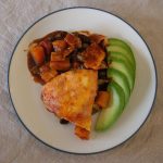 Black bean & squash enchilada casserole gives all the best parts of enchiladas in vegetarian form!
