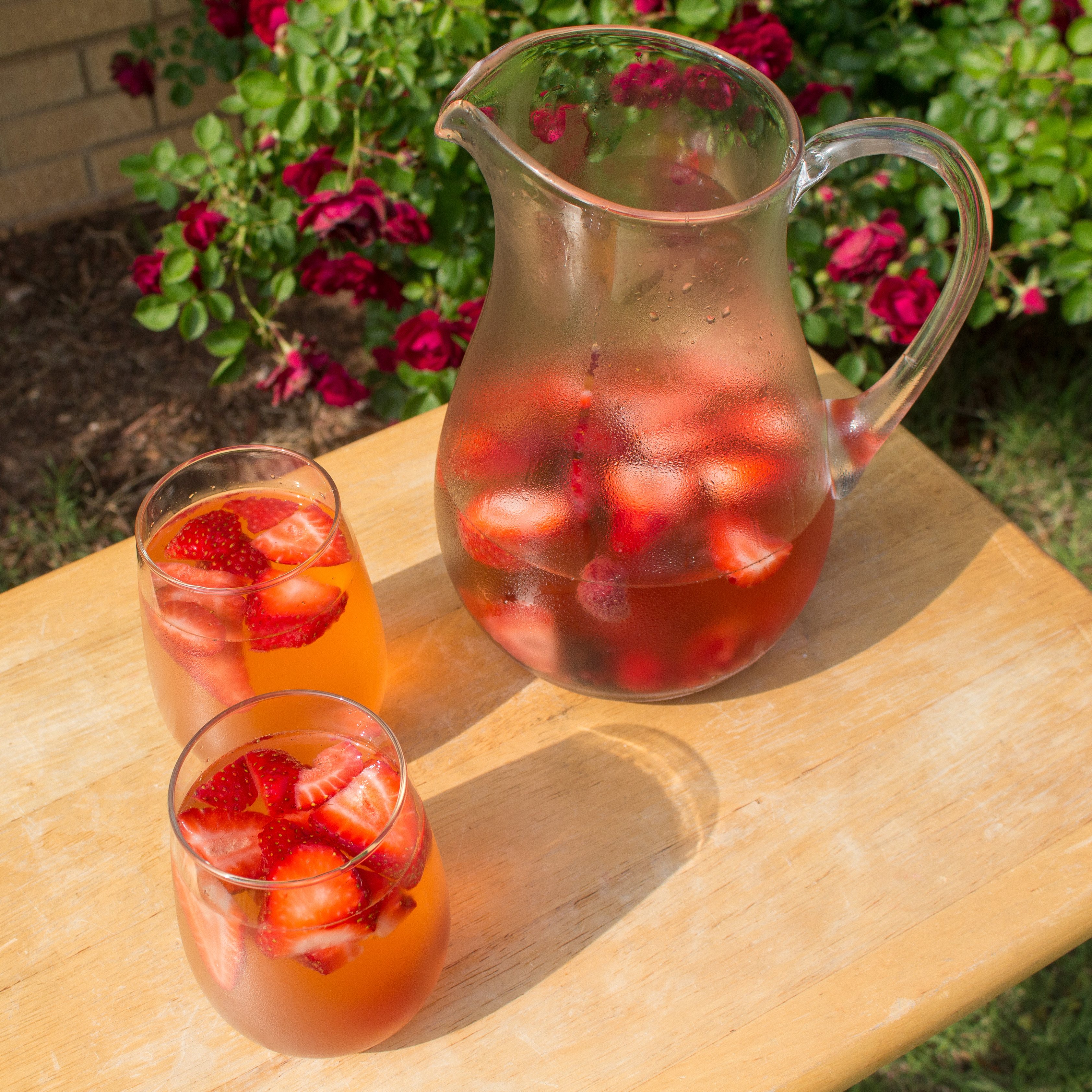 This Berry Infused White Sangria is the perfect drink for summer!
