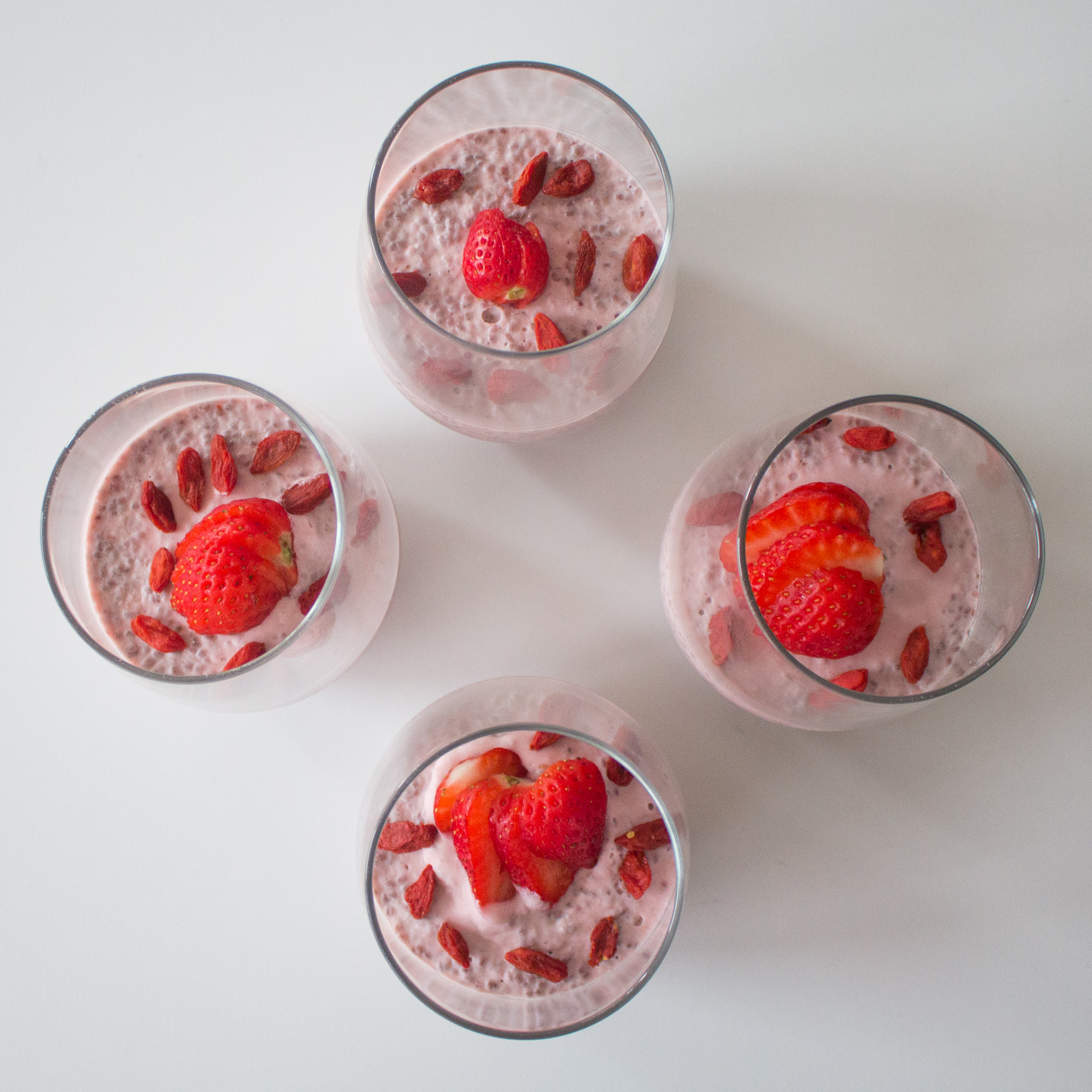 Berry chia seed pudding is the perfect healthy dessert, breakfast or snack!