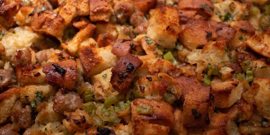 Y'all, I am not kidding: this is the best thanksgiving stuffing I've ever had!