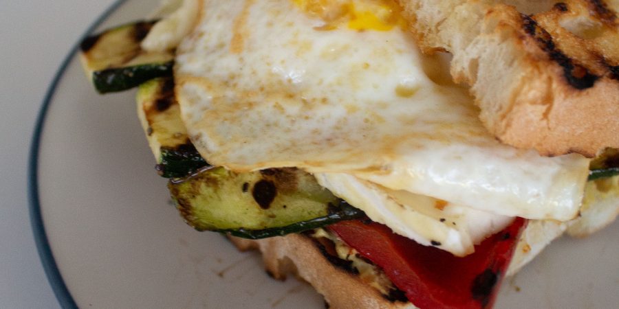 These grilled zucchini sandwiches give you the taste of summer in every bite and are a great vegetarian-friendly lunch option!