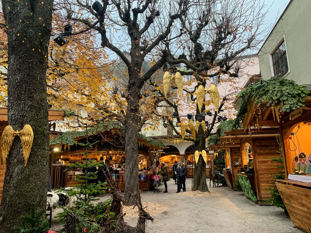 Salzburg Christmas market should definitely make your list of European Christmas markets worth exploring. From great food to gorgeous crafts, there's so much to see and try!