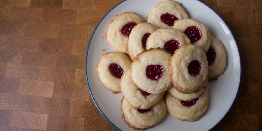Raspberry almond cookies are delicate sweet bites that taste like summer! These babies were my favorite quarantine baking recipe and are simple to ...