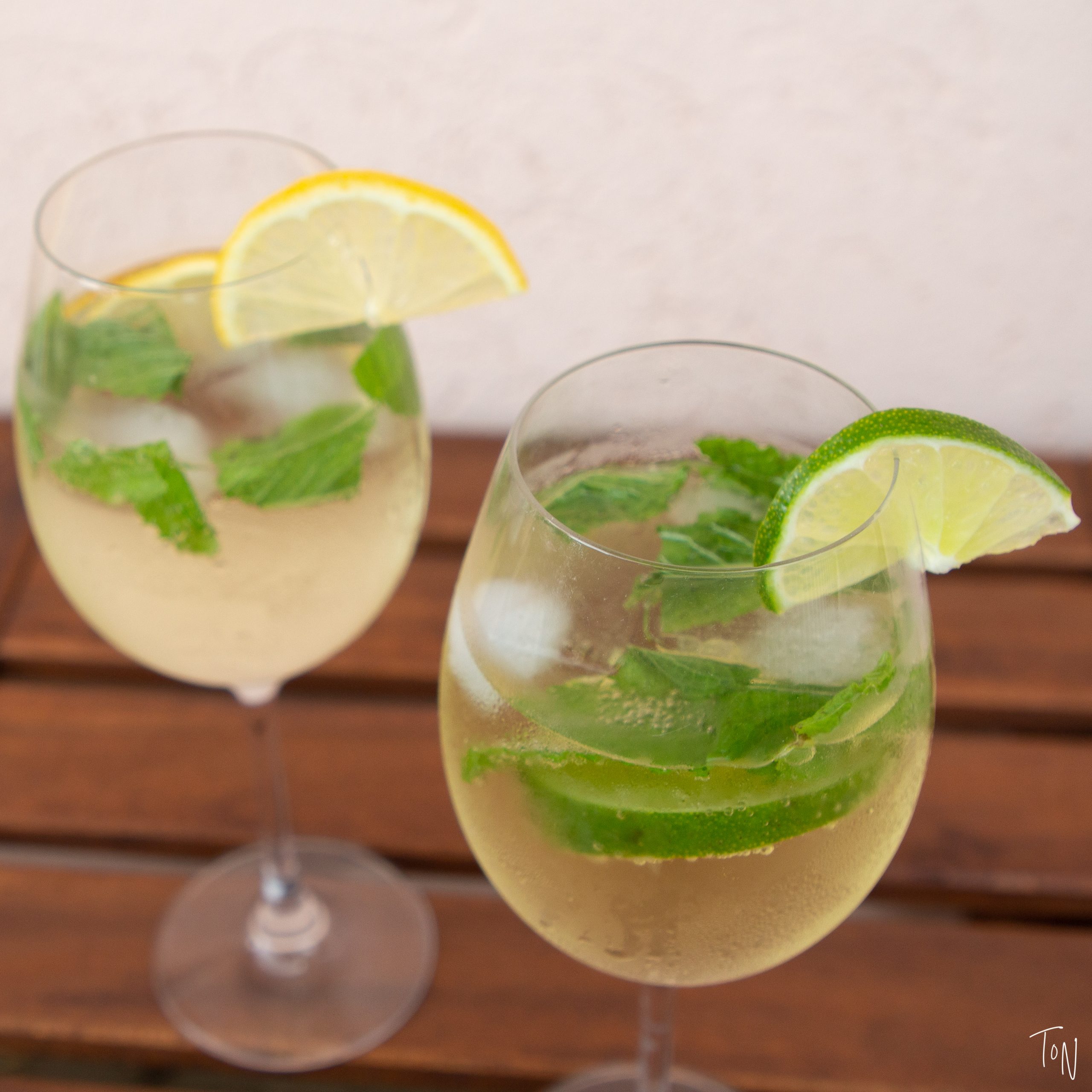 A northern Italian classic, the hugo spritz is a favorite apertivo!