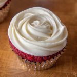 Fluffy but loaded with flavor, these red velvet cupcakes the perfect Valentine's Day dessert at home!