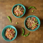 Now that we're all getting outside, seeing people, and jumping into summer, it's time for quinoa and edamame salad! | Teaspoon of Nose
