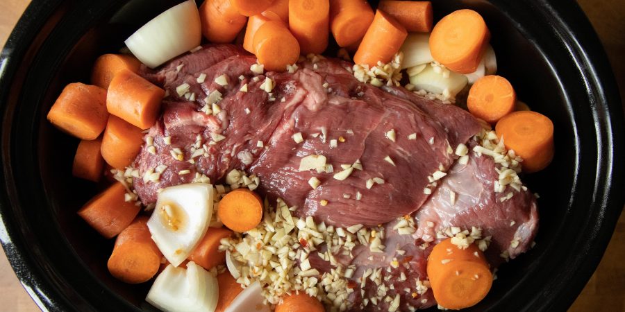 With everything in one bowl and almost no prep, slow cooker pot roast is the ultimate weeknight dinner option this fall!