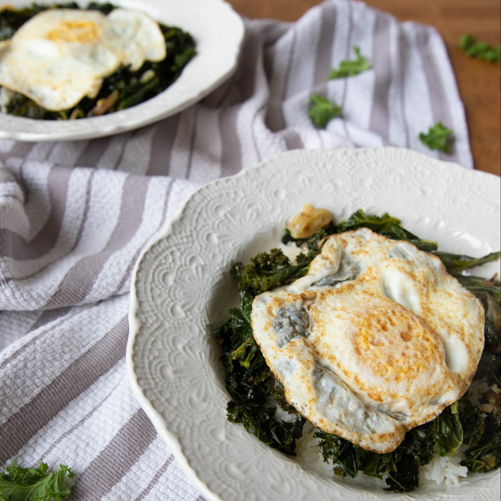 Kale bowls are the perfect weeknight dinner for a healthy and hearty winter meal!