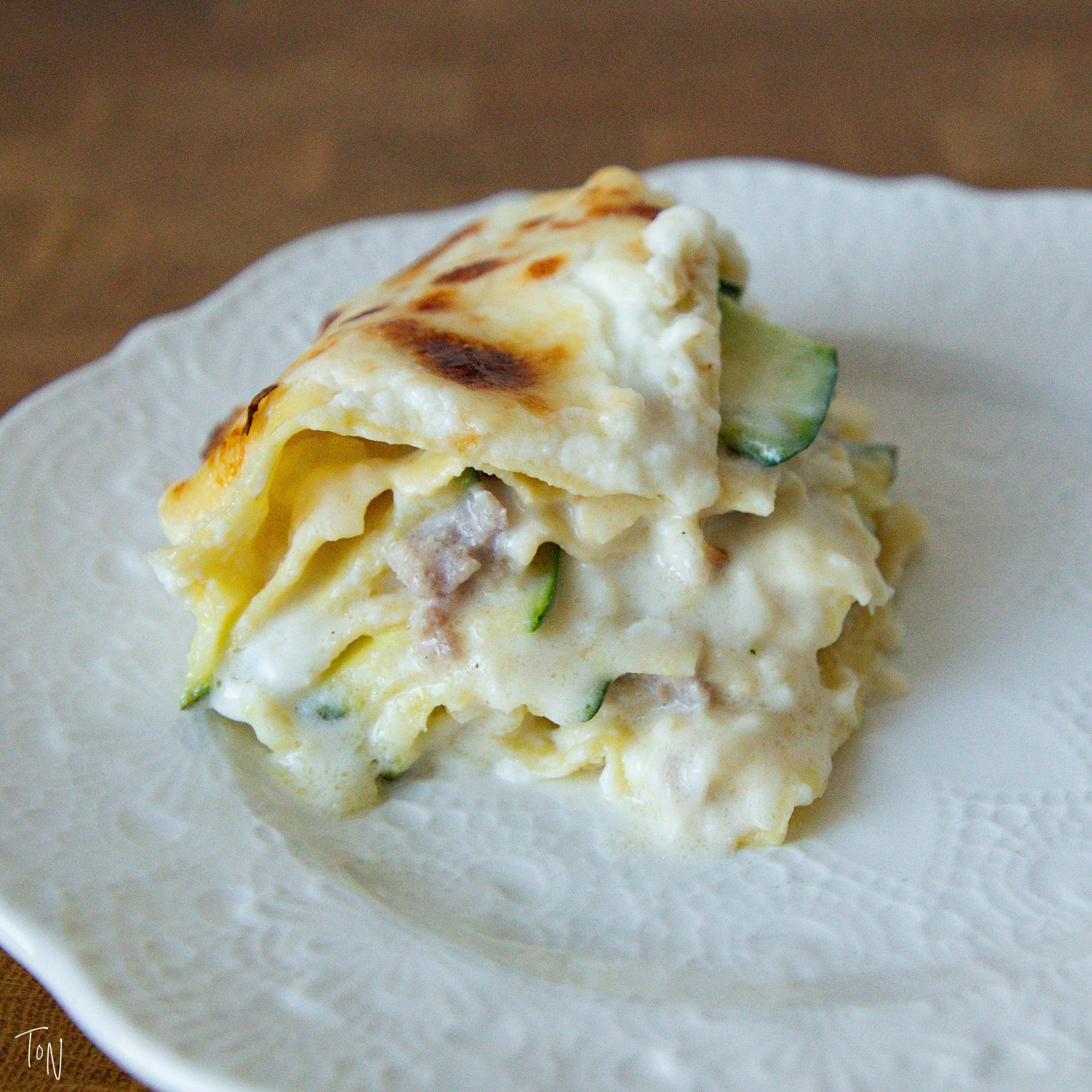 Easy vegetarian friendly lasagna is perfect on a winter night!