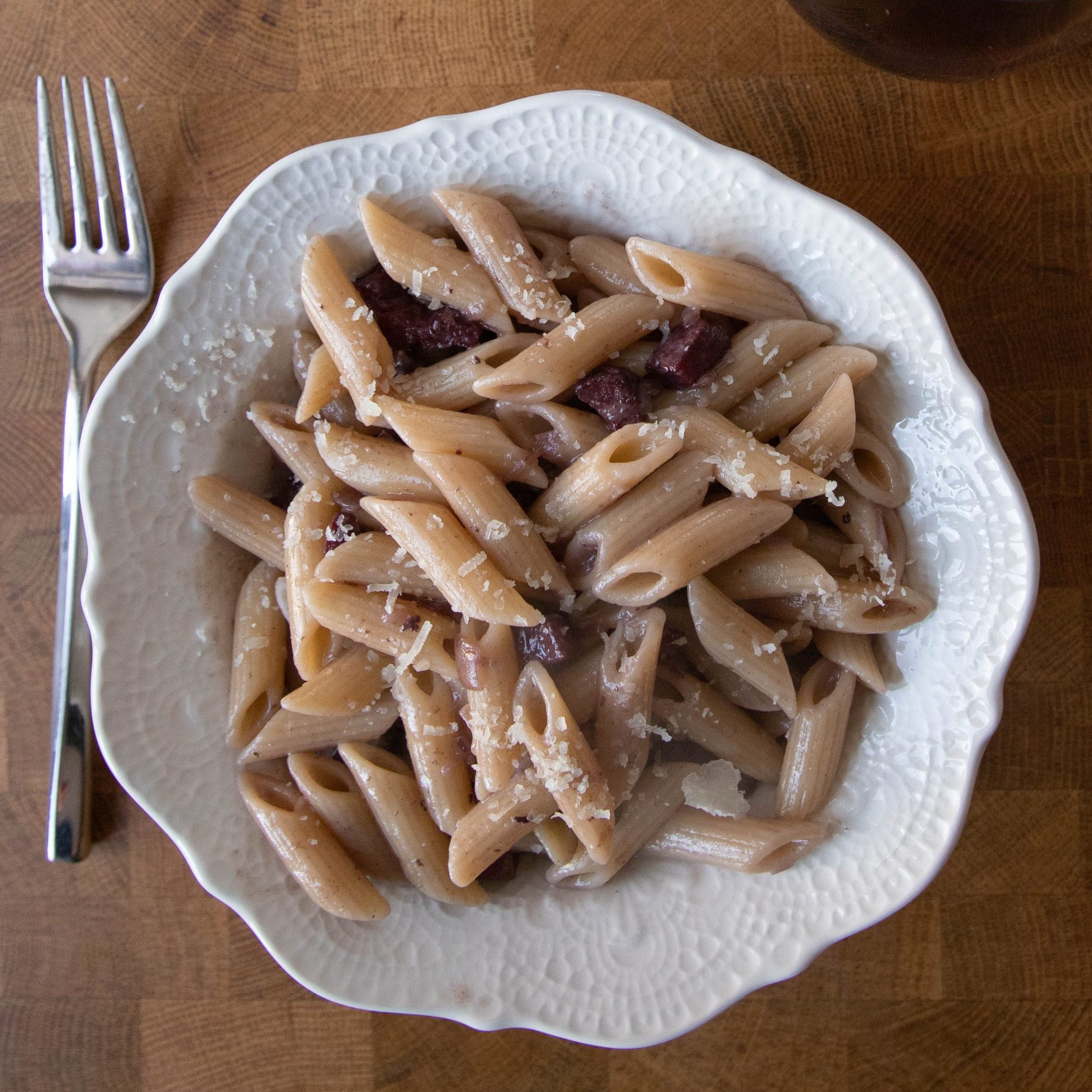 Chianti makes this a pasta that'll transport you straight to Tuscany!