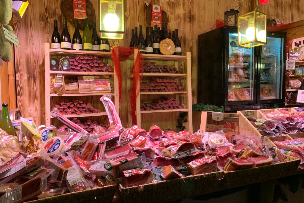 Shopping at the Bolzano Christmas market