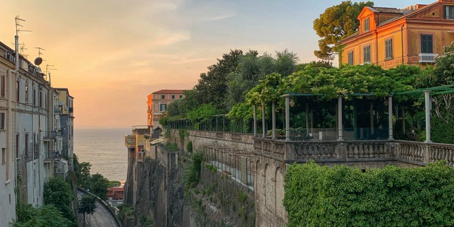 Sorrento sunset views Amalfi Coast