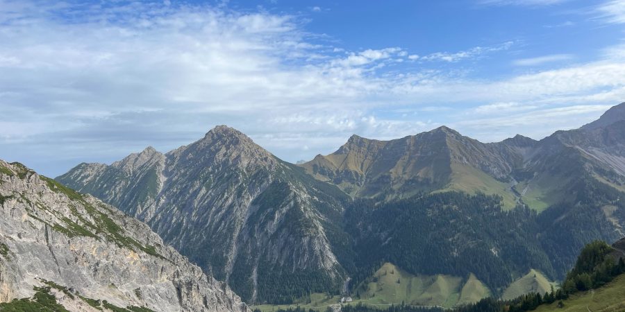 Liechtenstein mountain ranges are great hiking, even without a car!