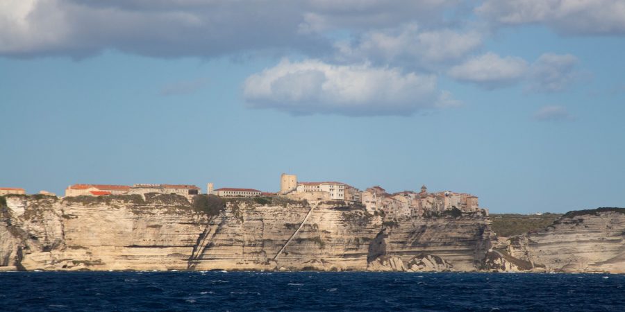 Bonifacio from the water