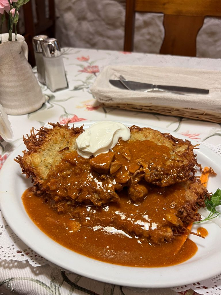Polish potato pancakes! The best Krakow restaurants.