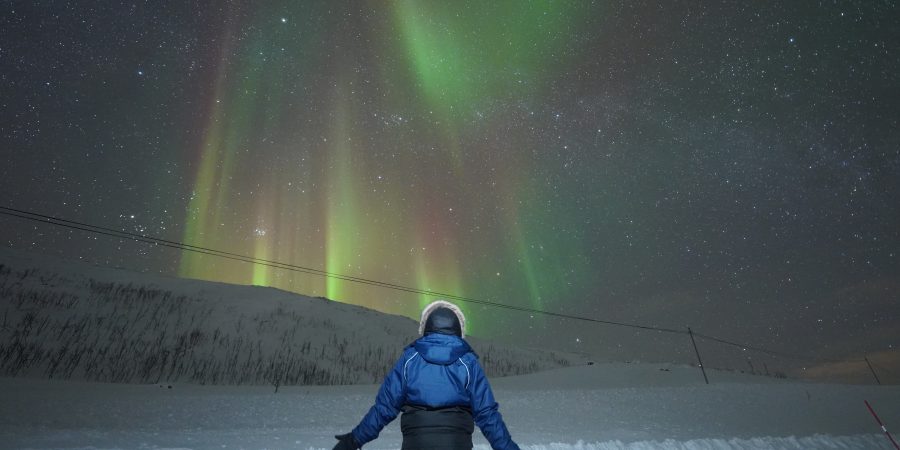 the dancing lights in multiple colors