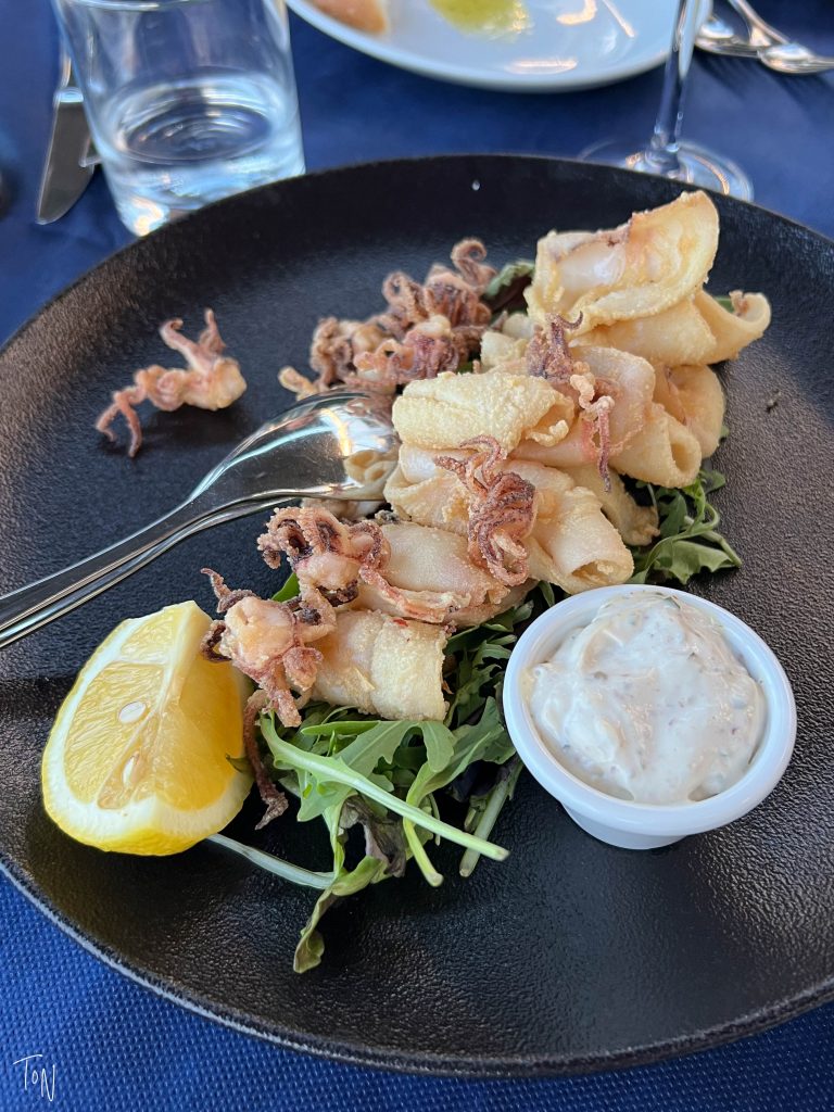Seafood in Valletta, Malta