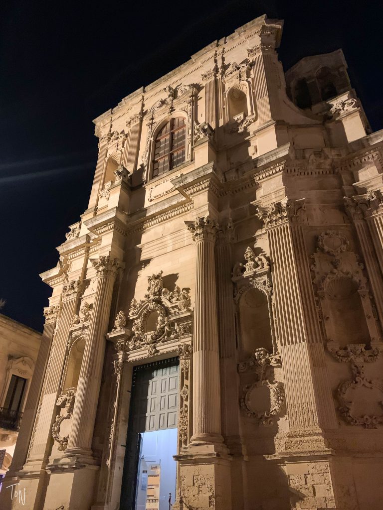 Lecce at night in Puglia!