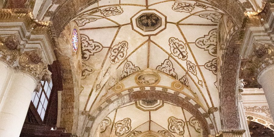Gorgeous church ceilings in Puglia