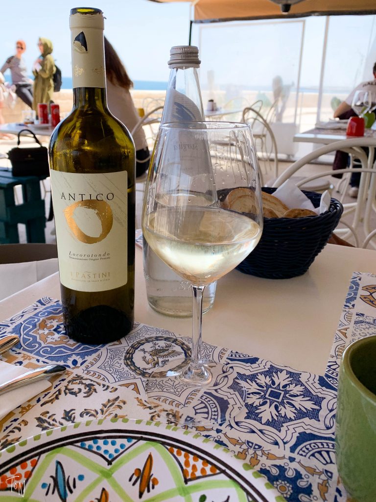 Great local wine in Monopoli, Puglia