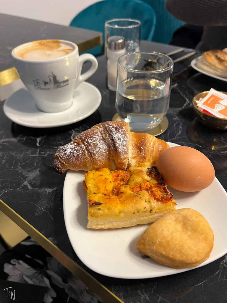 Typical breakfast in Ostuni, Puglia