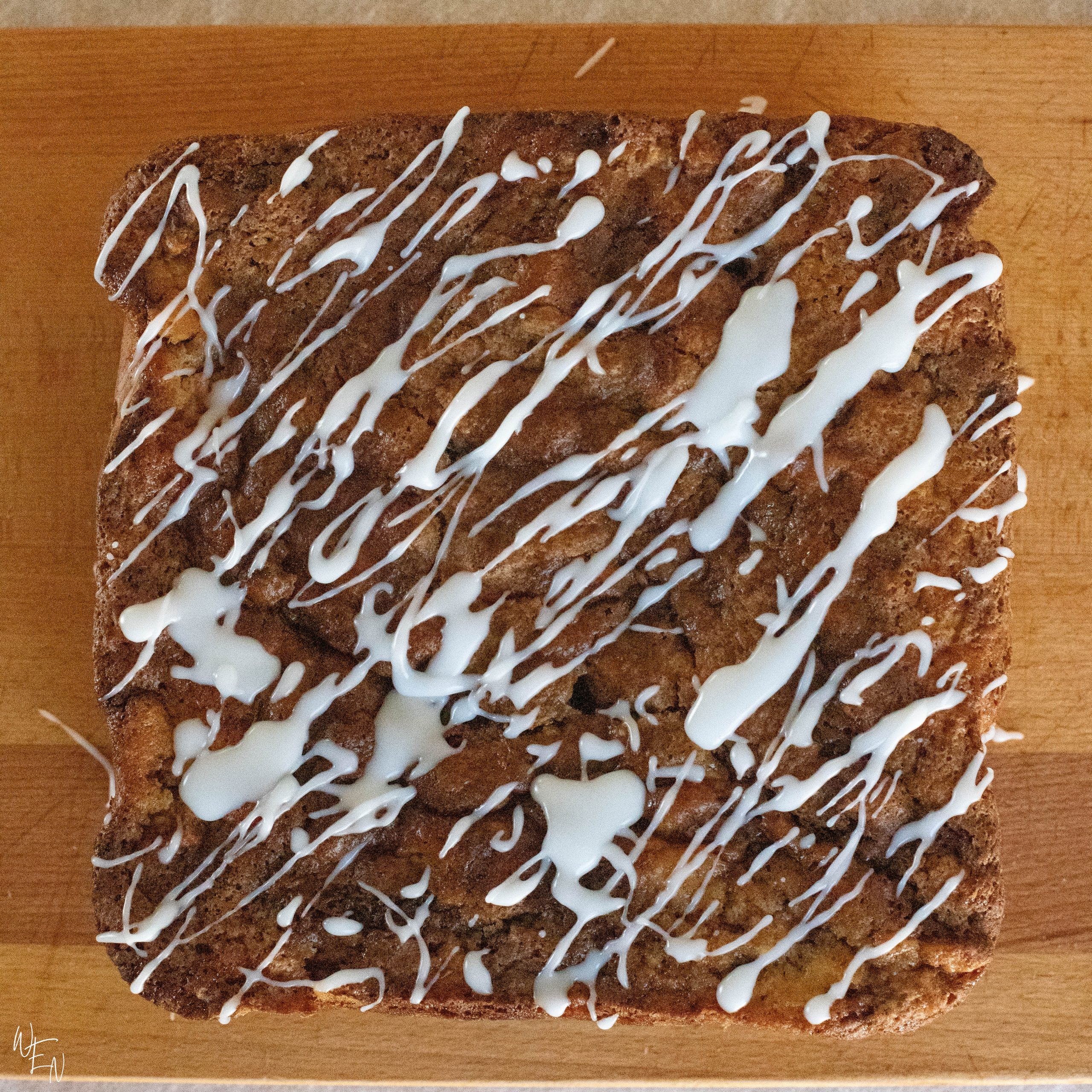 Apple cinnamon cake is the perfect fall breakfast or dessert when you're hosting for the holidays!