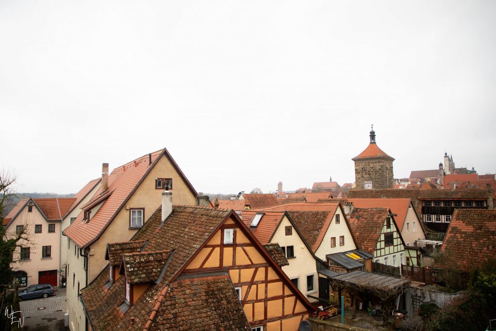 Cute German village Rothenburg