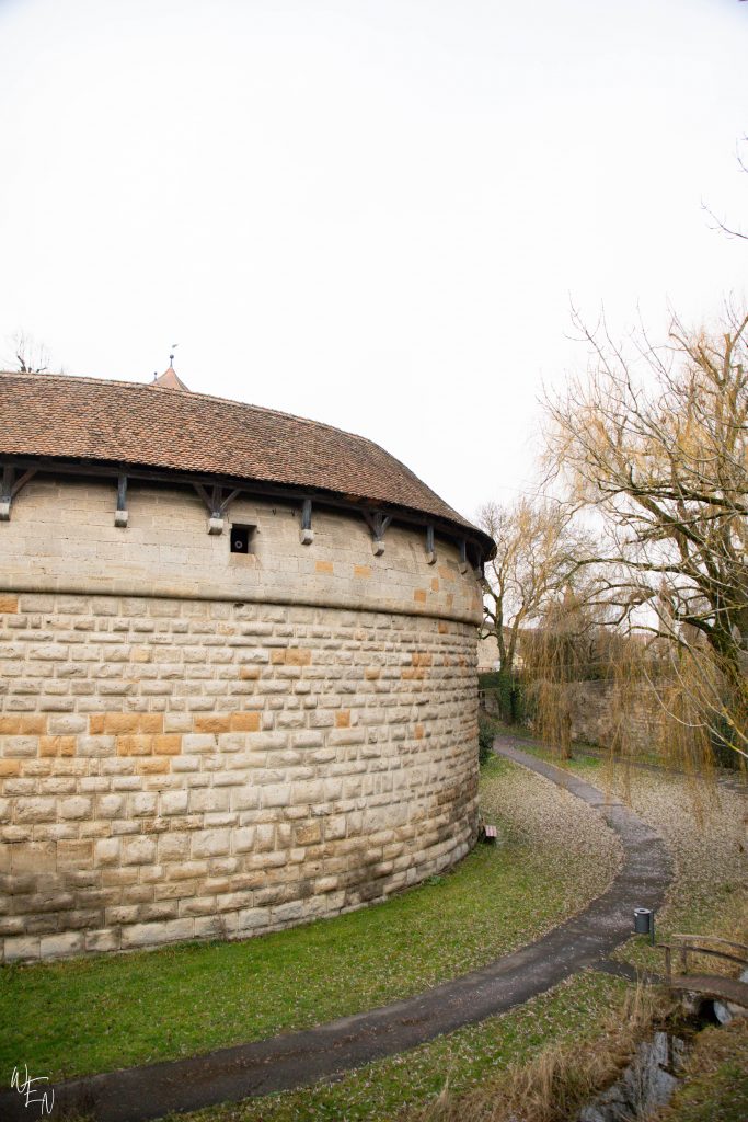 Rothenburg ob der Tauber city walls to walk