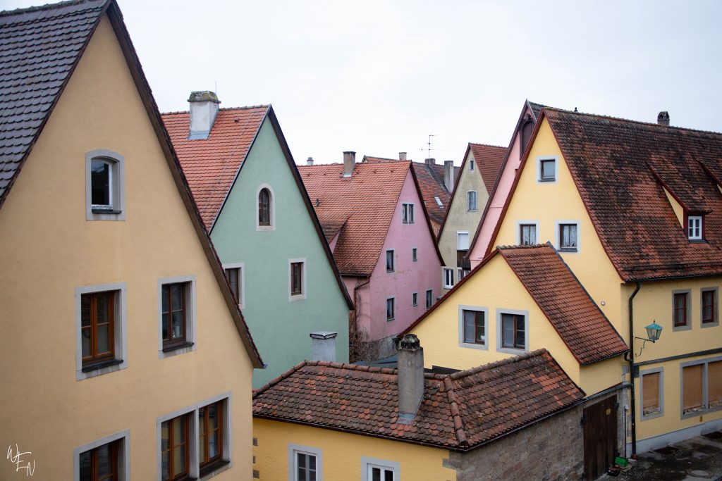 Rothenburg ob der Tauber colorful
