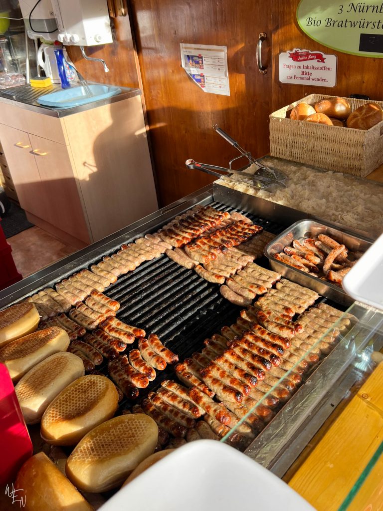 Traditional Nuremberg sausages