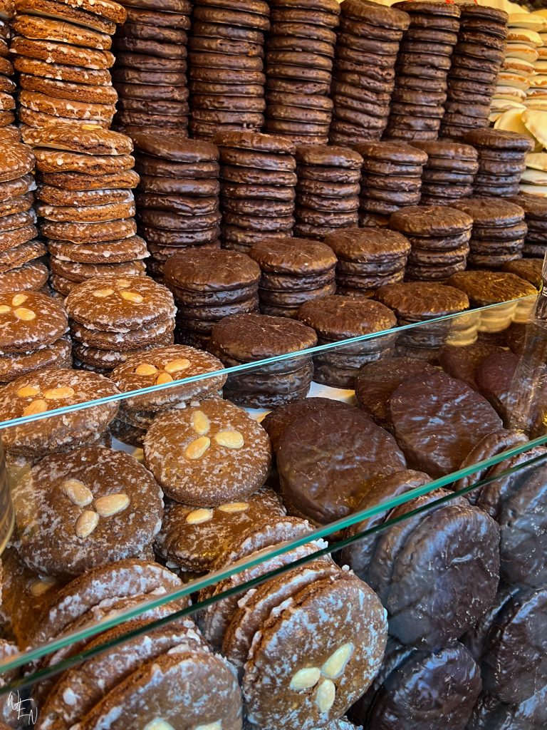 Traditional gingerbread at the Nuremberg Christmas markets