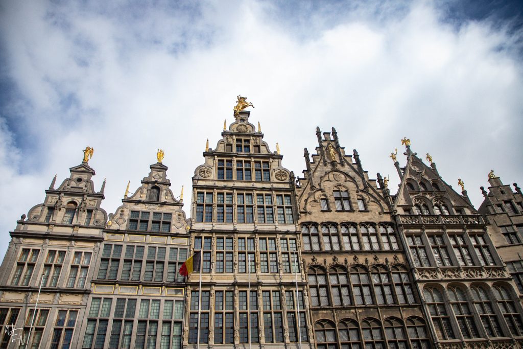 Gorgeous buildings in Antwerp, Belgium