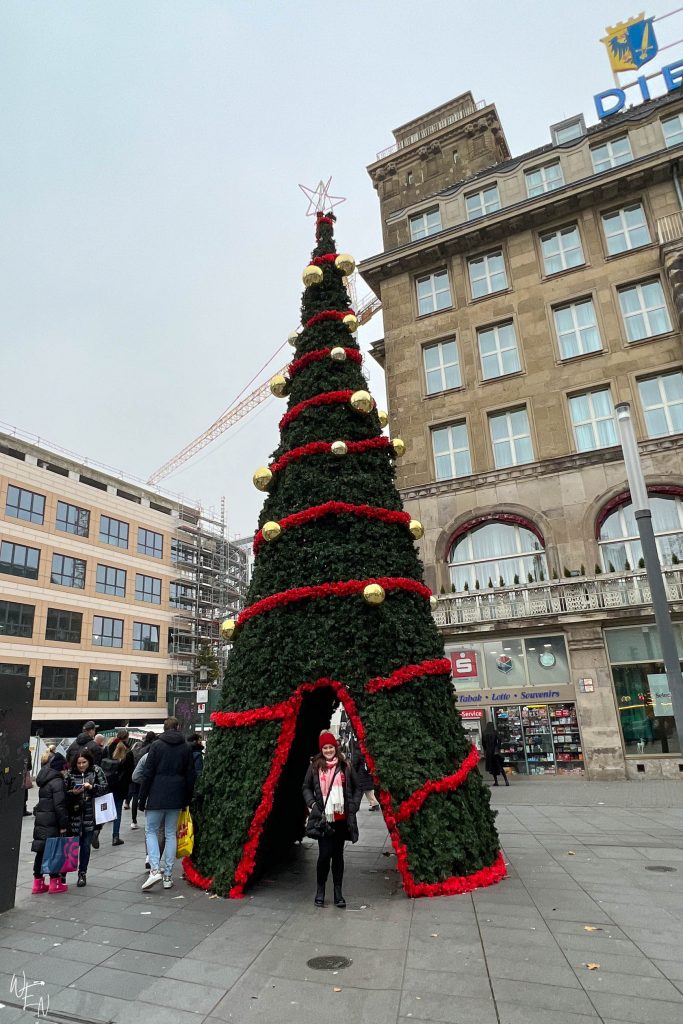 Map to Essen Christmas markets