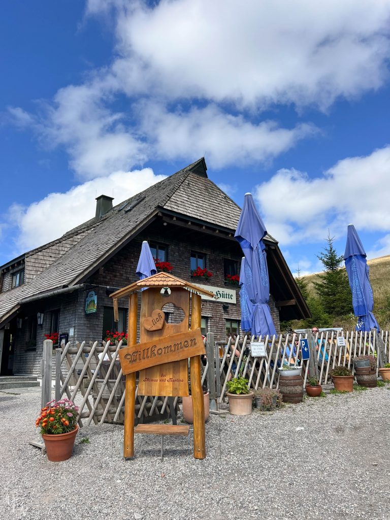 Feldberg mountain hut lunch stop